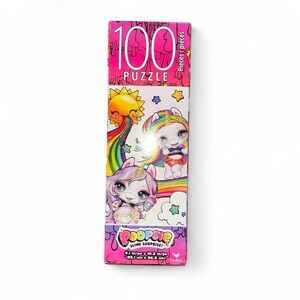 2 100-piece Dreamsworks trolls and poopsie slime surprise puzzles